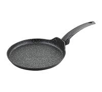 Florina - Bono Aluminium Pancake Pan I 25 cm Diameter I Induction Pan I Non-Stick Coating Frying Pan I Crepe Pan I Suitable for Induction Cookers, Gas Stoves and Electric Hobs (Black)