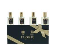 Floris Eau De Toilette 4 Piece Gift Set: Night Scented Jasmine Eau De Toilette 15ml - Bouquet De La Reine Eau De Toilette 15ml - White Rose Eau De Toi