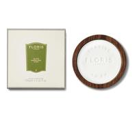 Floris London Elite Shaving Soap in Wooden Bowl (100g) | Hand Wrapped & Finely Milled, Mellow Scent, Contains Moisturising Shea Butter, Vegetable Base