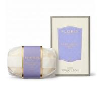 Floris London Night Scented Jasmine Single Hand Soap Bar (100g) | Hand Wrapped & Finely Milled, Contains Moisturising Shea Butter, Vegetable Base