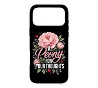 Florist A Peony For Your Thoughts Funny Flower Case for iPhone 17 Pro Max