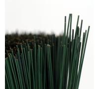 FLORIST, FLORAL GREEN STUB WIRE (0.9mm) 20swg - Floral Green Stub Wire. Flower Arranging Accessories, Craft Wire, Wreath Making Supplies, Modelling Wire. (1, Green 14 Inch, 500g)