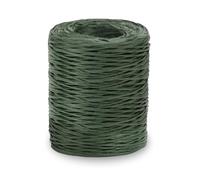 Florist Floral Wire, 656 Feet Green Floristry Wreath Flower Wires Paper Covered Vine Bind Wire for Wreath Making Crafting 1mm
