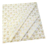 Florist Flower Bouquet Wrapping Paper, Gift Wrapping Crepe Paper Multicolor 50x70cm 10 pcs(Gold white-A)
