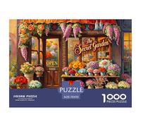 Florist Jigsaw Puzzles for Adults Kids Interesting Puzzles 1000 Pieces Impossible Puzzle for Adults Gifts 70x50cm/1000pcs