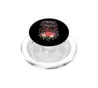 Florist Making Valentine's Day Happen Flower Gift PopSockets PopGrip for MagSafe