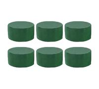 Florist Moss Blocks - Round Green Floral Base Moss Flower Arrangement | Wet Dry Moss Artificial Flowers Decorative Florist Tool Craft Moss for Weddings