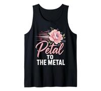 Florist Petal to The Metal Funny Flower Pun Tank Top