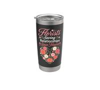 Florist Saving Relationships Since Forever Stainless Steel Insulated Tumbler