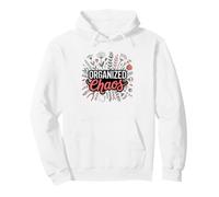 Florist Studio Chaos Flowers Stems Ribbon Scissors Creative Pullover Hoodie