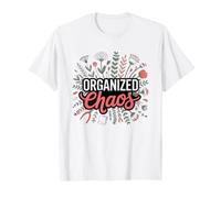 Florist Studio Chaos Flowers Stems Ribbon Scissors Creative T-Shirt