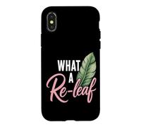 Florist What A Re-Leaf Funny Plant Pun Gift Case for iPhone X/XS