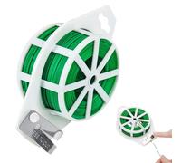 Florist Wire, 328 Feet 22 Gauge Craft Wire 100m Green FloralWire with Cutter for Wreath Garland Making, Wreath Making Supplies, GardenWire Flower Plant Stems Tying, DIY Flower Arranging Accessories