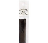 Florist Wire and Sugarcraft Wire Metallic Black Colour - 24 gauge