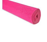 FloristryWarehouse 140g Water Resistant Crepe Paper Roll 50 x 250cm Fuchsia Pink (Shade 752)