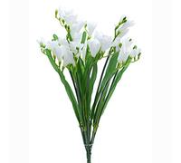 FloristryWarehouse Artificial Freesia Bunch White 50cm