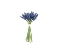 FloristryWarehouse Artificial Muscari or Grape Hyacinth Hand Tied Bunch 24 stems 28cm/11 Inches Blue