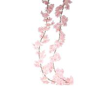 FloristryWarehouse Artificial Silk Blossom Garland Spring Summer Flowers Pink Ivory 210cm