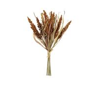 FloristryWarehouse Artificial Wheat and Natural Reed Grass Bunch 40cm/16 Inch Orange