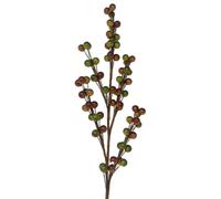 FloristryWarehouse Autumn Artificial Berry Spray 43cm/17 Inches Tall Green Brown