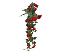 FloristryWarehouse aux Silk Trailing Red Geranium Bush 75cm/29 Inches