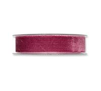 FloristryWarehouse Berry Velvet Fabric Ribbon 25mm (1 inch) Wide x 9m (10yd) roll