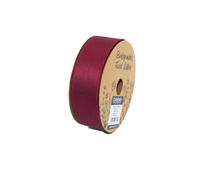 FloristryWarehouse Biodegradable Satin Florist Ribbon 25mm x 10m Dark Red