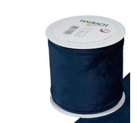 FloristryWarehouse Blue Christmas Velvet Fabric Ribbon 100mm (4") Wide on 8m roll Wired Edge