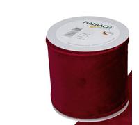 FloristryWarehouse Burgundy Red Christmas Velvet Fabric Ribbon 100mm (4") Wide on 8m roll Wired Edge