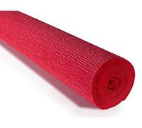 FloristryWarehouse Crepe Paper roll Lite 140g (50 x 250cm) Scarlet Red (Shade 980)