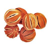 FloristryWarehouse Dried Whole Oranges Bag of 6 split Small Orange Fruit