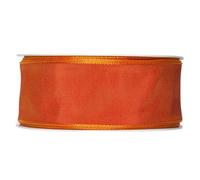 FloristryWarehouse Fabric Ribbon 40mm x 25m Burnt Orange