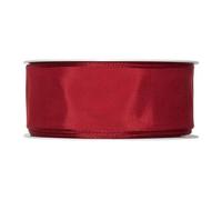 FloristryWarehouse Fabric Ribbon 40mm x 25m Deep Red