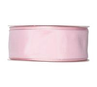 FloristryWarehouse Fabric Ribbon Satin 40mm x 25m Pale Pink