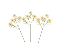 FloristryWarehouse Faux Silk Daisy Spray Pack of 3 Stems 59cm/23 Inches White