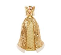 FloristryWarehouse Gold Sequin Fairy Christmas Tree Topper Ornament 28cm/11 Inches Tall