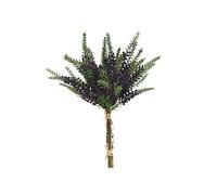 FloristryWarehouse Hand Tied Artificial Heather And Twig Posy 32cm/12 Inches Purple