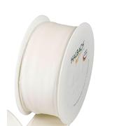 FloristryWarehouse Ivory Christmas Velvet Fabric Ribbon 50mm (2") Wide on 8m roll Wired Edge