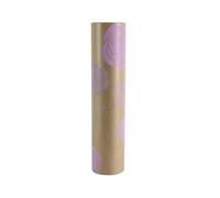 FloristryWarehouse Kraft Paper Roll 50cm Wide 100m Roll Natural With Lilac Rose Flower Print
