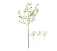 FloristryWarehouse Pack of 3 Faux Silk Aster Daisy Flower Spray 70cm/27 Inches Tall White