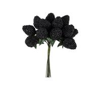 FloristryWarehouse Pack of 60 Artificial Blackberry Fruit and Leaf Picks on Wires