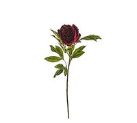 FloristryWarehouse Peony Clumber Artificial Silk Single Stem Red 80cm/31 Inches