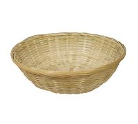FloristryWarehouse Round Wicker 10 inch Fruit Baskets. Pack of 5. Empty 25cm food gift hamper
