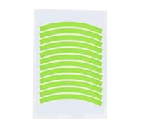 Florisync 12Pcs Reflective Tire Sticker Kid Balances Bike Sticker Wheel Decoration Children Balances Warning Stickers Nighttimes Visibilities Stickers