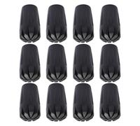 Florisync 12pcs Walking Stick Bottom Pad Thicken Trekking Poles Cane Tip Protectors For Various Weather Conditions Easyly Install Poles Basket