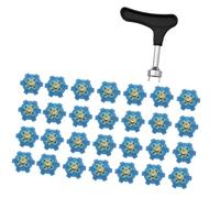 Florisync 28pack Golfs Cleats Secure Stability Spikes Professional Golfs Shoe Men Spikes For Enhancea Grip On Various Terrains Waterproofed Golf Shoe Accessories