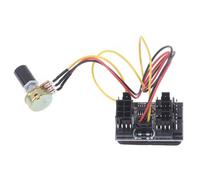 Florisync 3Pin 4Pin Fan Adapter PC Chassis Fan Speed Controller For 3Pin/4Pin Fan With 8Ports Technology 6Pin Power Supply