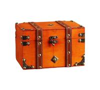 Florisync Decorative Storage Box With Metal Mechanism For Jewelry Photos Memorabilias Secure Combination Wooden Chest Wooden Box For Home Decoration