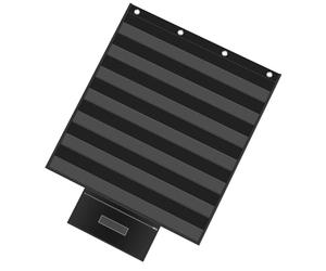 Florisync Large Hanging Teacher Pocket Chart for Vocabulary Math Science Lesson Planning Sentence Strips Holder for Classroom Wall Organiser