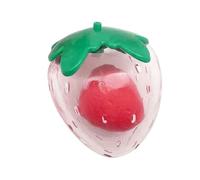 Florisync Realistic Strawberry Pet Toy Interactively Squeaky Noise Teeth Chewing For Energetic Dogs Various Size Lovely Strawberry Shape Dog Stress Reliefs